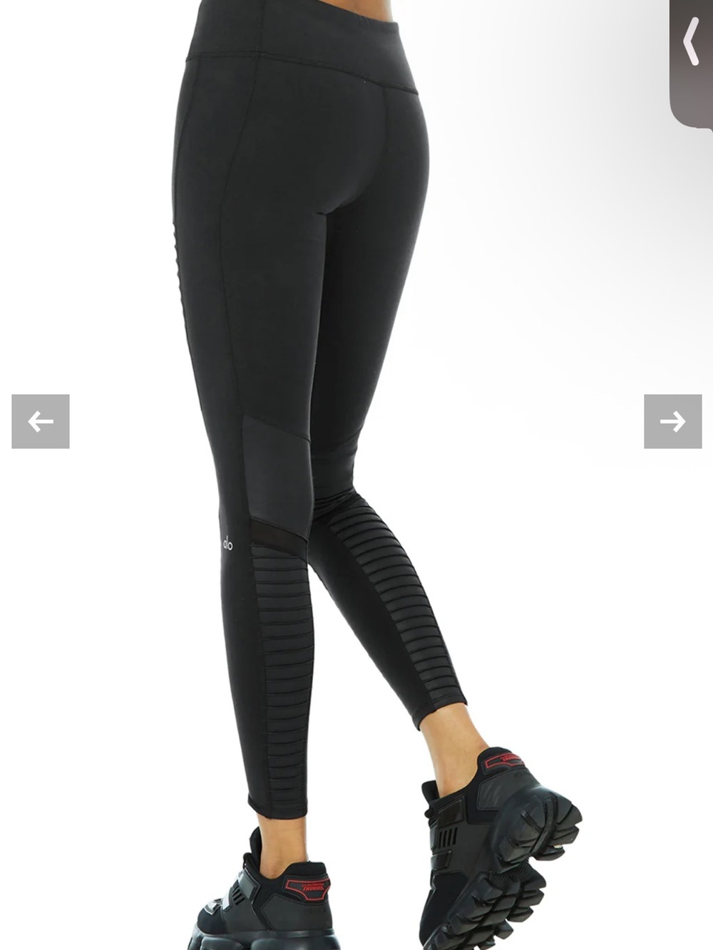 Women’s Black High-Waist Athletic Leggings